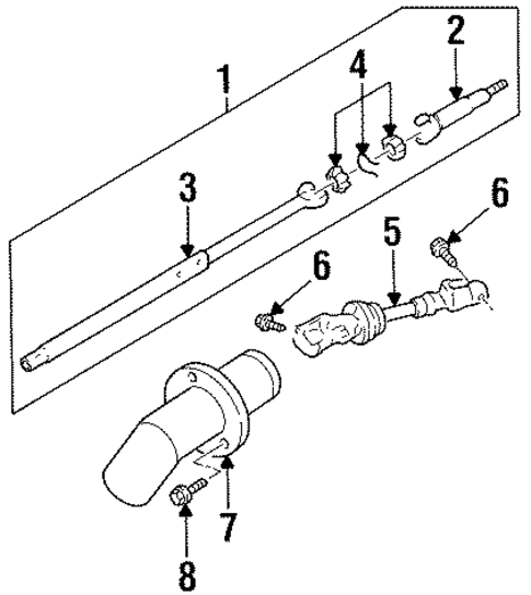 Shaft & Internal Components for 1998 Chevrolet Lumina #0