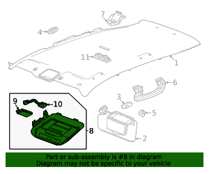 2024-2026 Chevrolet Equinox EV Overhead Console 85692784 | OEM Parts Online