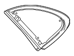 9Y0845317CH - : Quarter Glass for Porsche: Cayenne Image