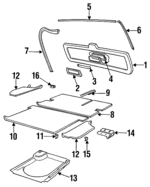 1243816 - : Hinge for Volvo Image