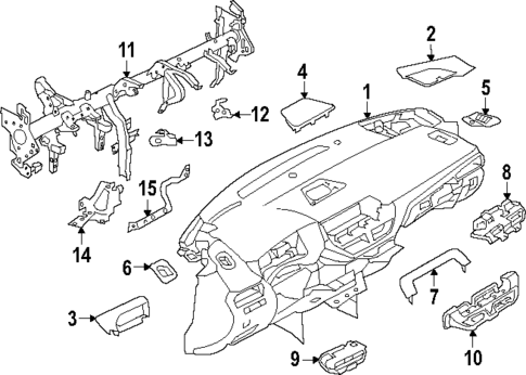 Instrument Panel for 2023 Nissan Altima #0