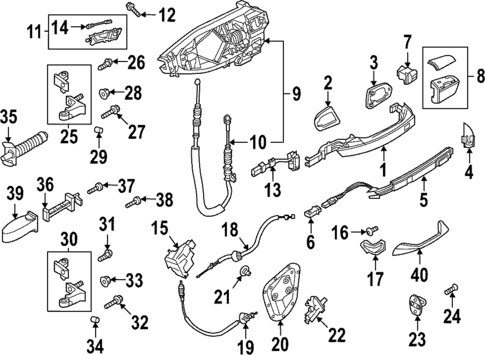 Lock & Hardware for 2025 Audi RS7 Sportback #0