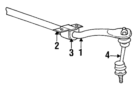 Stabilizer Bar & Components for 1998 Dodge Viper #0