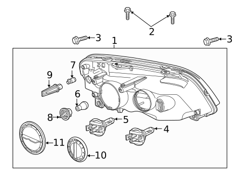 Battery for 2021 Chevrolet Malibu #1