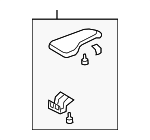 83450S5AL32ZB - : Armrest for Honda: Civic Image