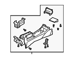 83420S5AL51ZG - Body: Center Console for Honda: Civic Image