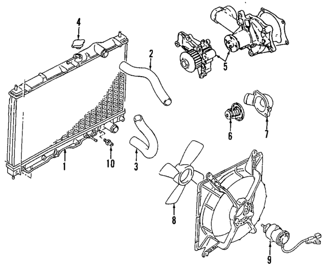 MD974649 - Cooling System: Water Pump for Mopar Image