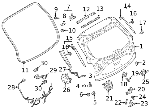 Liftgate for 2018 Mazda CX-5 #0