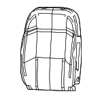 68234707AA - Body: Seat Back Pad for Mopar Image