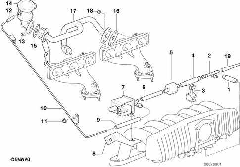 Vacuum Control for 1998 BMW 328i #0
