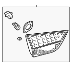 8331A005 - Electrical: Combo Lamp Assembly for Mitsubishi: Outlander Image
