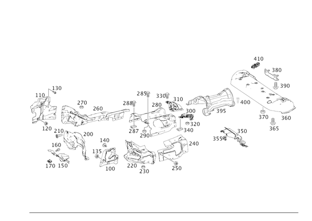 1663320188 - Exhaust System: Screening Plate for Mercedes-Benz Image image