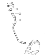 5278509AB - Fuel: Fuel Filler Housing for Mopar Image