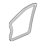 2008-2012 Honda Accord - Seal R Front Door Opening *NH167L* (Graphite Black)