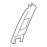 Upper Center Pillar Trim