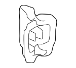 EIS100020 - Body: Center Pillar Trim Clip for Land-Rover Image