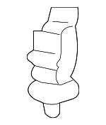 99950718540 - Engine: Hose Clip for Porsche: Panamera Image