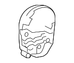 718620R050C0 - Body: Hinge Cover for Scion: iM | Toyota: Corolla, Corolla iM, RAV4 Image