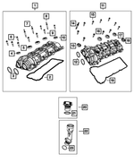 4893799AE - : Cylinder Head Cover for Mopar Image