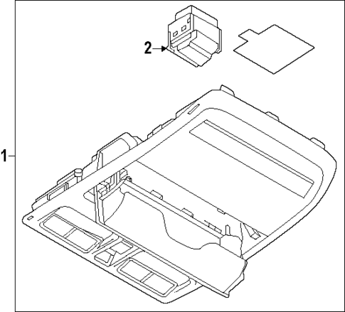 Overhead Console for 2024 Mazda CX-90 #0