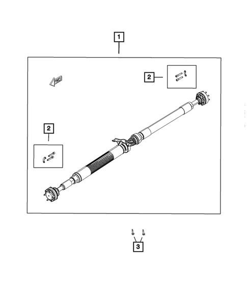 Drive Shaft for 2016 Chrysler 300 #0
