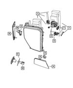 55157336AE - : Headlamp, Export, Right for Mopar Image