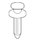 15128366 - : Light Gray Load Floor Carpet Retainer for GMC: Envoy XUV Image