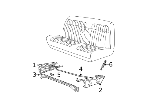 Tracks & Components for 1998 GMC C2500 Pickup #0