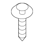 6Q0867333 - Body: Scuff Plate Clip for Audi: A3, A3 Quattro, A3 Sportback e-tron, A5 Sportback, A7 Quattro, A7 Sportback, Q3, RS3, RS5 Sportback, RS7, RS7 Sportback, S3, S5 Sportback, S7, S7 Sportback, TT Quattro, TT RS Quattro, TTS Quattro Image