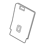 9Y0885754OS1 - Body: Seat Back Panel for Porsche Image image