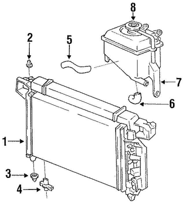 4592052AB - Cooling System: Radiator Assembly for Mopar Image