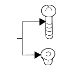 861552H100 - Body: Cowl Grille Retainer for Hyundai Image