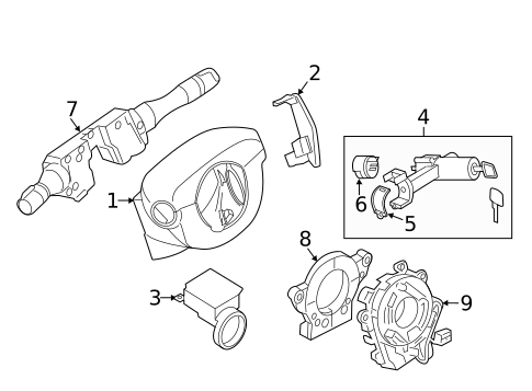 Ignition Lock for 2013 Nissan Sentra #0