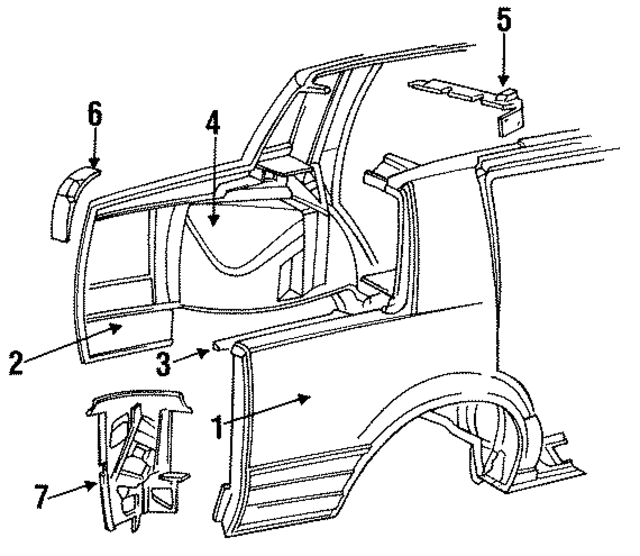 4490456 - Body: Reinforcement for Mopar Image