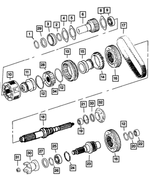 5103488AA - NVG273; Transfer Case: Input Gear Bearing for Mopar Image image