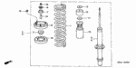 51601S84A08 - Chassis: SHOCK ABSORBER ASSY., R. FR. for Honda Image