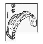 86812CU000 - Body: Fender Liner for Hyundai Image