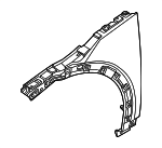 66310CU000 - Body: Fender for Hyundai Image