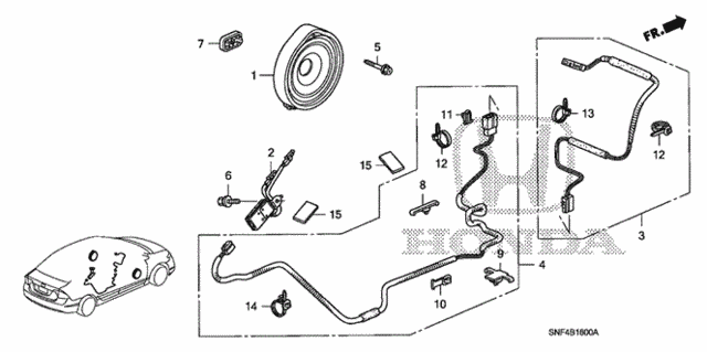 Antenna - Speaker for 2006 Honda Civic #0