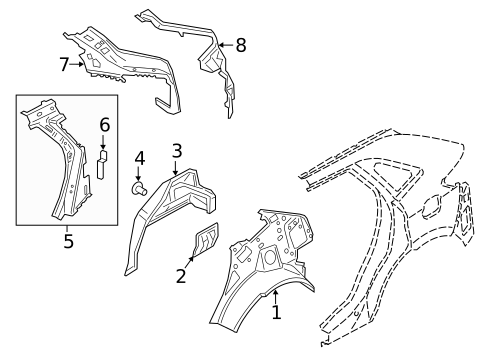 Inner Structure for 2018 Lincoln MKX #0