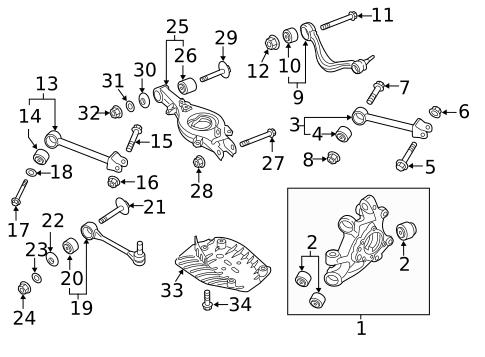 Rear Suspension for 2015 Hyundai Genesis #0