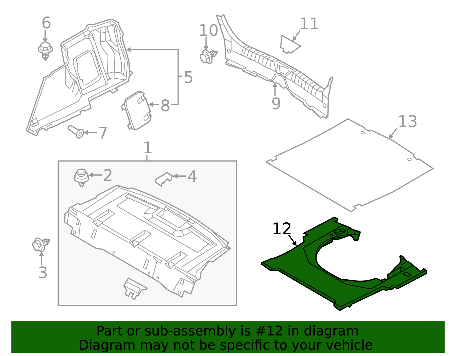 BJS8-68-8MXA - Floor Cover Panel - 2014-2018 Mazda 3 | Mazda Swag