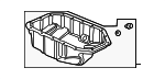 11200RAAA00 - Engine: Oil Pan for Honda: Accord, Civic, CR-V, Element Image