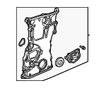 11410PPA000 - Engine: Timing Cover for Honda: Accord, CR-V, Element Image