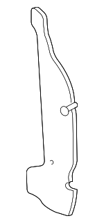 55275656AA - Body: Fender Seal for Dodge: Ram 1500, Ram 2500, Ram 3500 Image