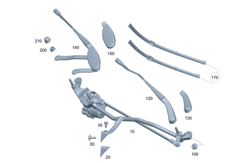 Pane Wiper for 2022 Mercedes-Benz CLS450 #0
