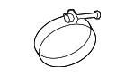 MF661137 - Engine: Inlet Tube Clamp for Mitsubishi Image