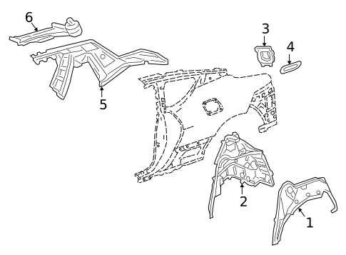 Inner Structure for 2022 Lexus LC500 #1