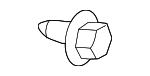 145600621 - Cooling System: Fan Assembly Screw for Nissan: Frontier, Maxima, Micra, Murano, Pathfinder, Qashqai, Rogue, Rogue Select, Rogue Sport, Xterra Image