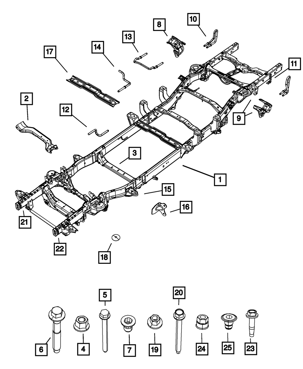 2013-2024 Ram Control Arm Cross-Member 68139833AA | My Mopar